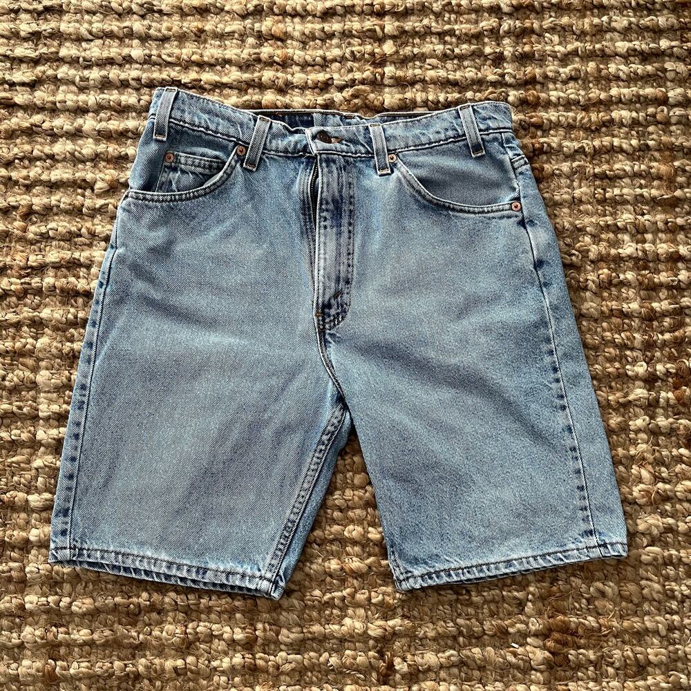Levi’s Vintage 505 Denim High Waist Shorts Light Wash ~30” Waist (Tag 33x9)